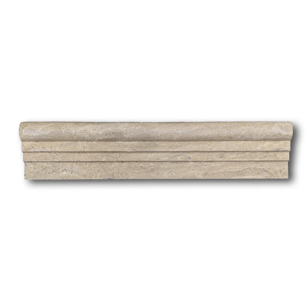Durango Travertine Honed OG-2 Chair Rail Molding Trim Durango Travertine Honed OG-2 Chair Rail Molding Trim - American Tile Depot