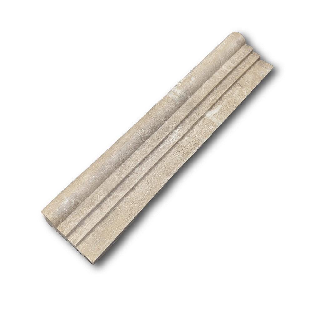Durango Travertine Honed OG-2 Chair Rail Molding Trim Durango Travertine Honed OG-2 Chair Rail Molding Trim - American Tile Depot