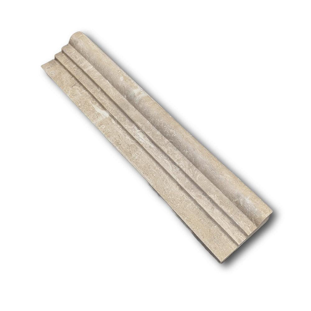 Durango Travertine Honed OG-2 Chair Rail Molding Trim Durango Travertine Honed OG-2 Chair Rail Molding Trim - American Tile Depot