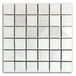 Echo Calacatta Gold Matte Square Porcelain Mosaic Tile Echo Calacatta Gold Matte Square Porcelain Mosaic Tile - American Tile Depot