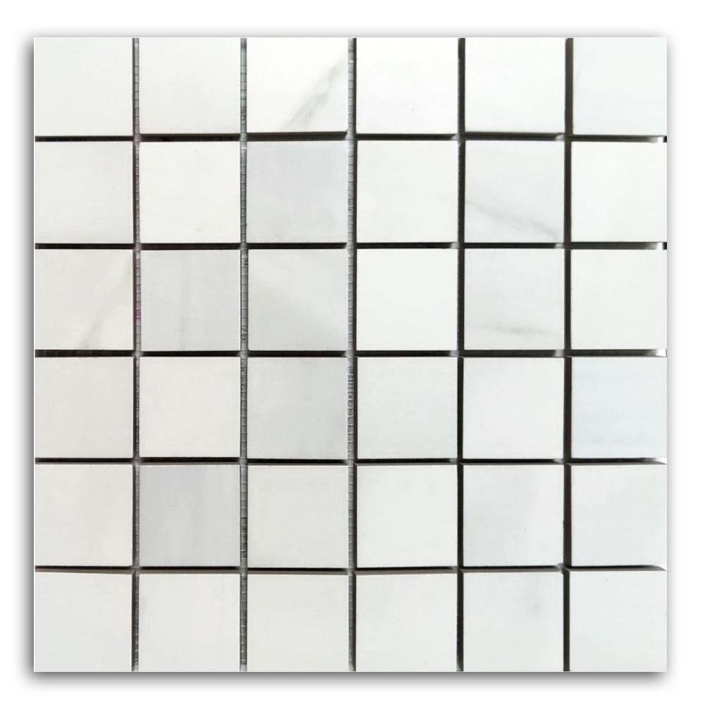 Echo Calacatta Gold Matte Square Porcelain Mosaic Tile Echo Calacatta Gold Matte Square Porcelain Mosaic Tile - American Tile Depot