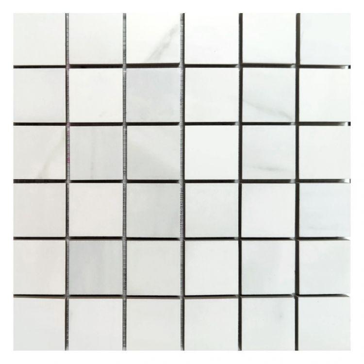 Echo Calacatta Gold Matte Square Porcelain Mosaic Tile Echo Calacatta Gold Matte Square Porcelain Mosaic Tile - American Tile Depot