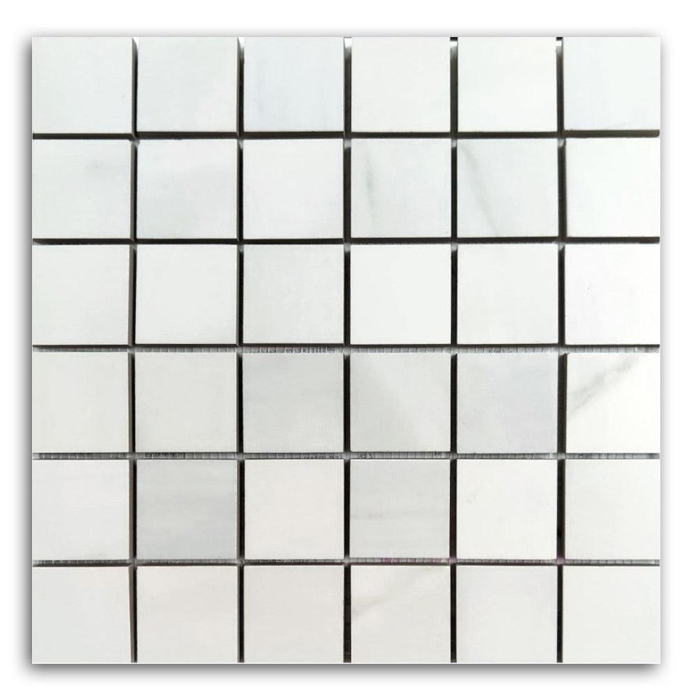 Echo Calacatta Gold Matte Square Porcelain Mosaic Tile Echo Calacatta Gold Matte Square Porcelain Mosaic Tile - American Tile Depot