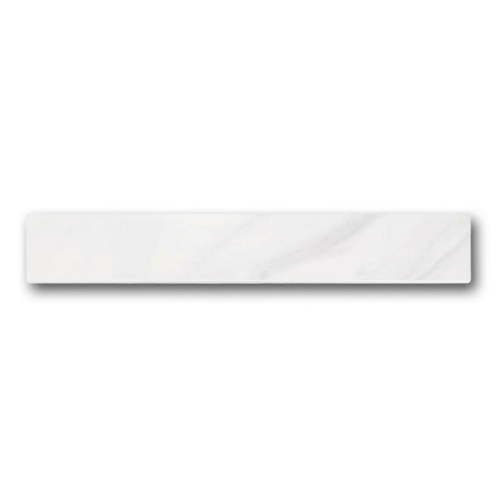 Echo Calacatta Gold Polished Bullnose 3.5x24 Molding Trim Echo Calacatta Gold Polished Bullnose 3.5x24 Molding Trim - American Tile Depot