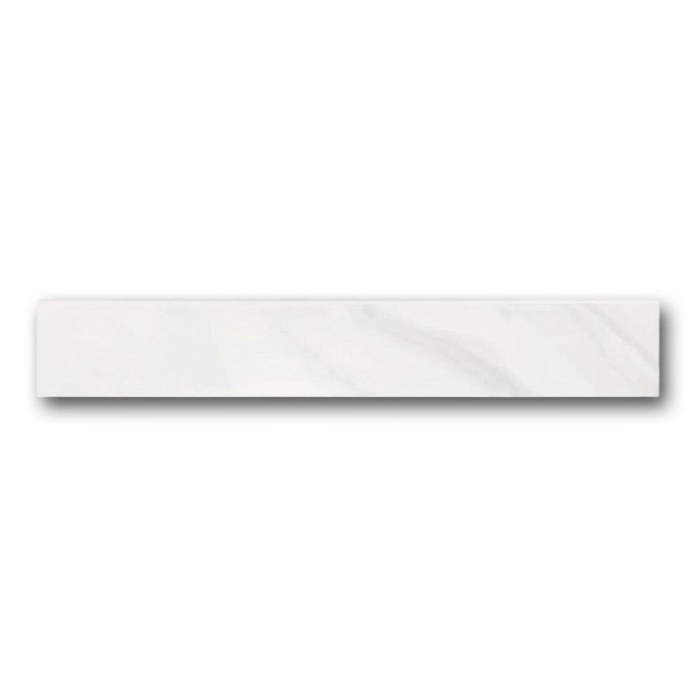 Echo Calacatta Gold Polished Bullnose 3.5x24 Molding Trim Echo Calacatta Gold Polished Bullnose 3.5x24 Molding Trim - American Tile Depot