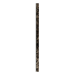 Emperador Dark Marble Polished 1/2x12 Pencil Liner - American Tile Depot