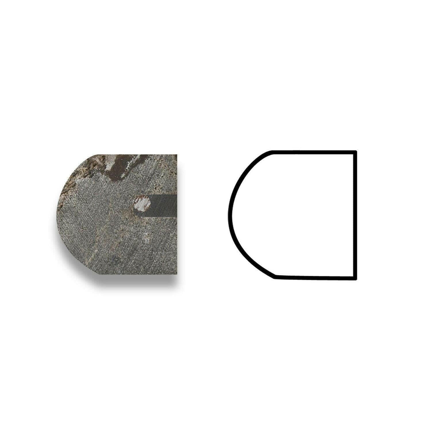 Emperador Dark Marble Polished 3/4x12 Bullnose Liner Emperador Dark Marble Polished 3/4x12 Bullnose Liner - American Tile Depot