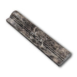 Emperador Dark Marble Polished OG-2 Chair Rail Molding Trim Emperador Dark Marble Polished OG-2 Chair Rail Molding Trim - American Tile Depot