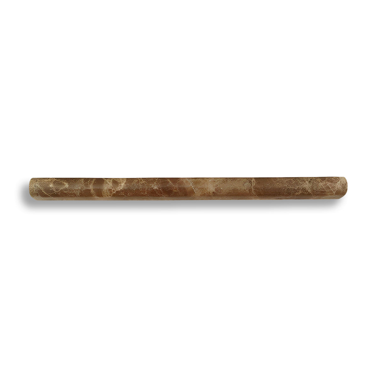 Emperador Light Marble Polished 1/2x12 Pencil Liner