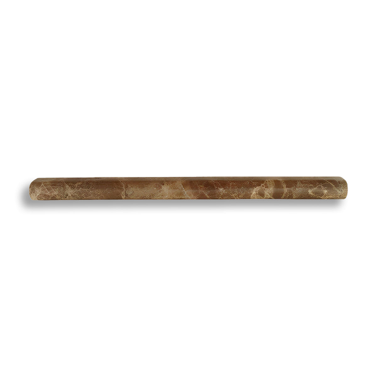 Emperador Light Marble Polished 1/2x12 Pencil Liner