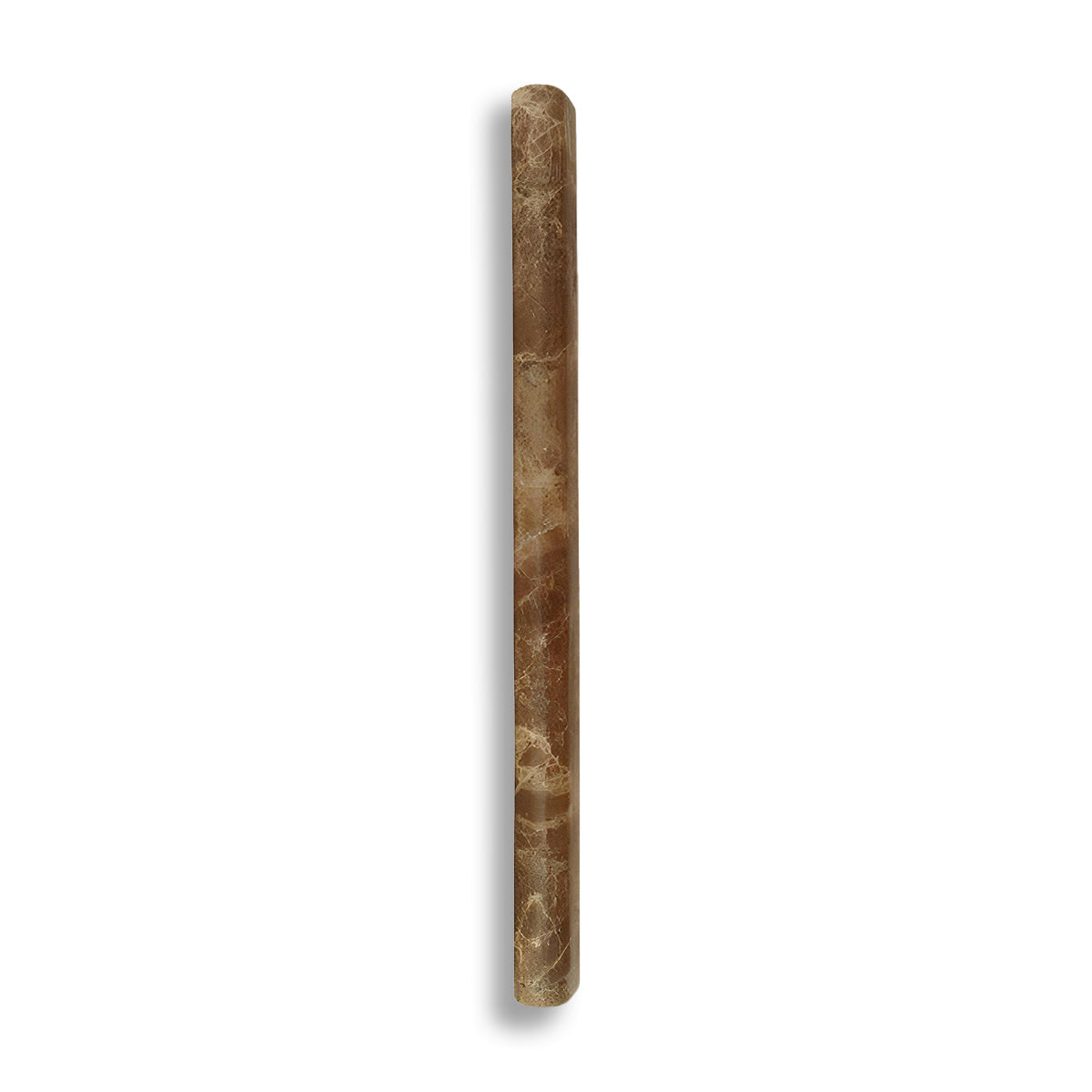 Emperador Light Marble Polished 1/2x12 Pencil Liner - American Tile Depot