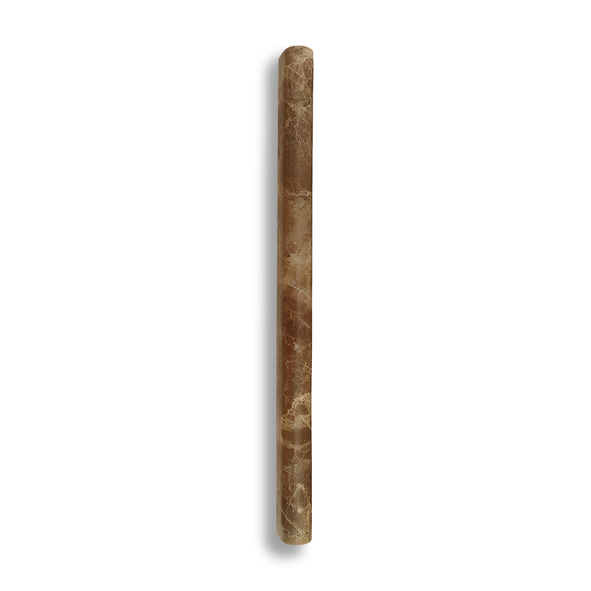 Emperador Light Marble Polished 1/2x12 Pencil Liner - American Tile Depot