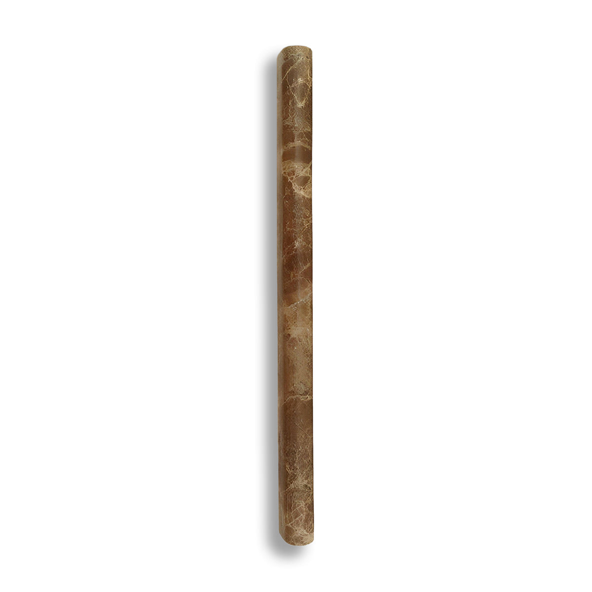 Emperador Light Marble Polished 1/2x12 Pencil Liner - American Tile Depot