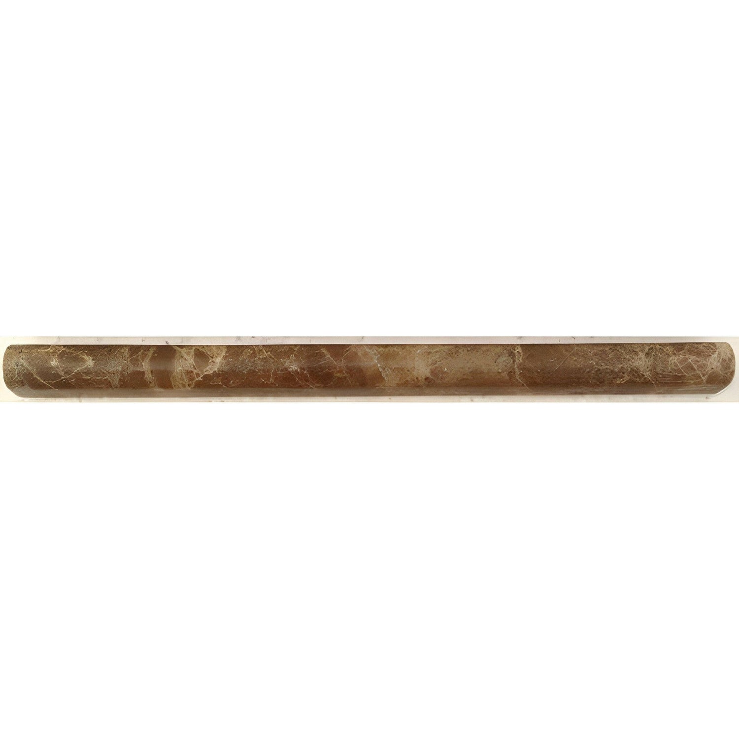 Emperador Light Marble Polished 1/2x12 Pencil Liner Emperador Light Marble Polished 1/2x12 Pencil Liner - American Tile Depot