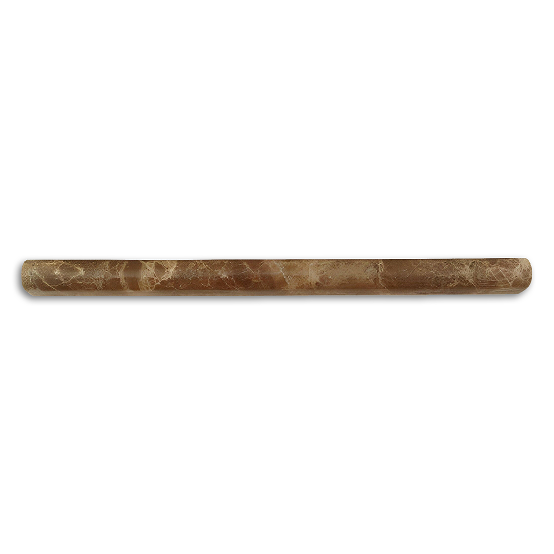 Emperador Light Marble Polished 1/2x12 Pencil Liner Emperador Light Marble Polished 1/2x12 Pencil Liner - American Tile Depot