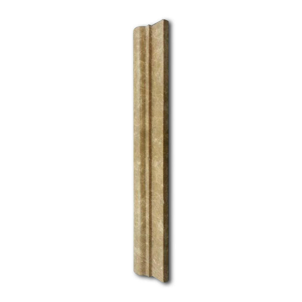 Emperador Light Marble Polished OG-1 Chair Rail Molding Trim Emperador Light Marble Polished OG-1 Chair Rail Molding Trim - American Tile Depot