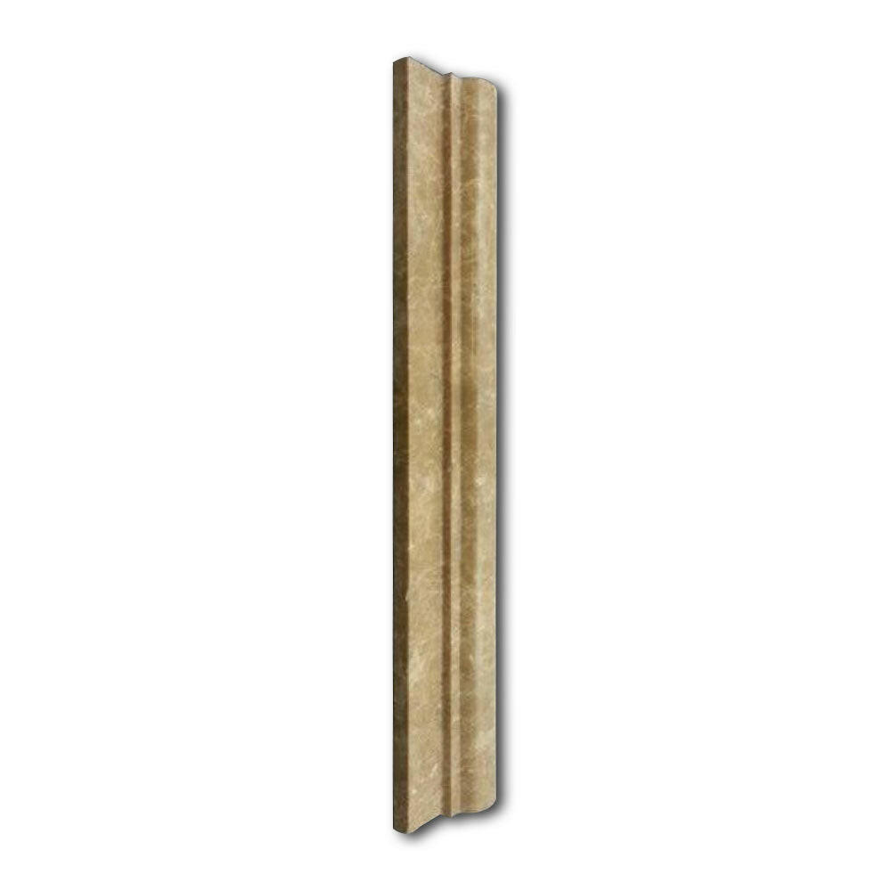 Emperador Light Marble Polished OG-1 Chair Rail Molding Trim Emperador Light Marble Polished OG-1 Chair Rail Molding Trim - American Tile Depot