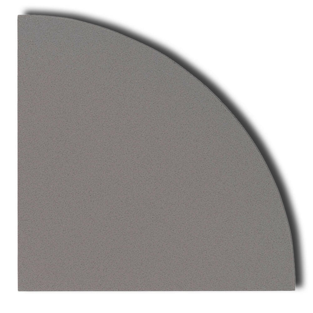 Engineered Gray Marble Shower Corner Shelf - Polished Engineered Gray Marble Shower Corner Shelf - Polished - American Tile Depot