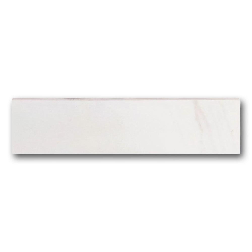Famea Calacatta Soft Bullnose 3x12 Molding Trim Famea Calacatta Soft Bullnose 3x12 Molding Trim - American Tile Depot
