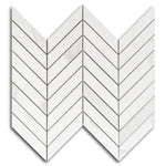 Famea Calacatta Soft Chevron Porcelain Mosaic Tile Famea Calacatta Soft Chevron Porcelain Mosaic Tile - American Tile Depot