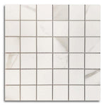 Famea Calacatta Soft Square Porcelain Mosaic Tile Famea Calacatta Soft Square Porcelain Mosaic Tile - American Tile Depot