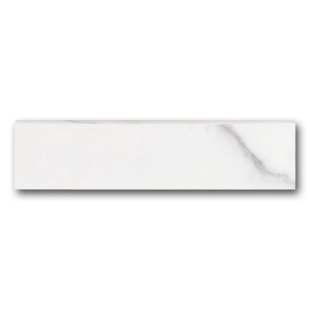 Famea Statuario Soft Bullnose 3x12 Molding Trim