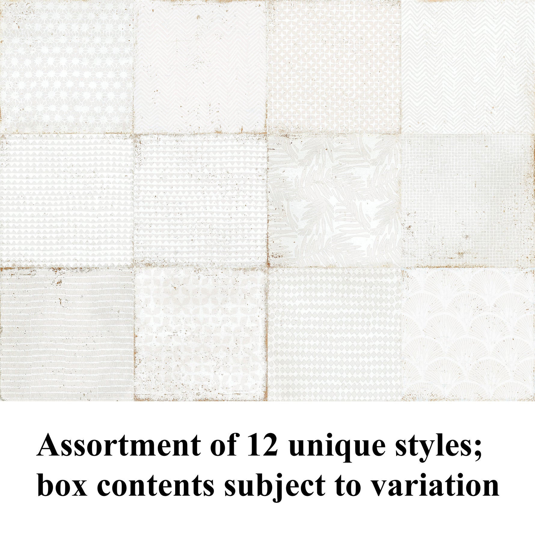 8x8 Perla Bianca Filigrane Glossy Ceramic Wall Tile - American Tile Depot