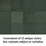 8x8 Giada Verde Filigrane Glossy Ceramic Wall Tile - American Tile Depot