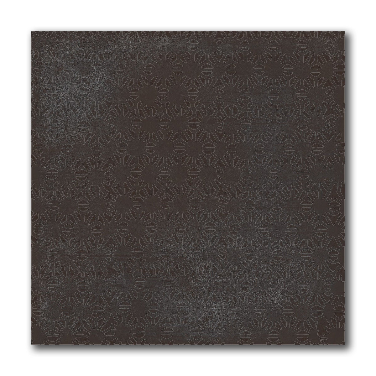 8x8 Ossidiana Nera Filigrane Glossy Ceramic Wall Tile - American Tile Depot
