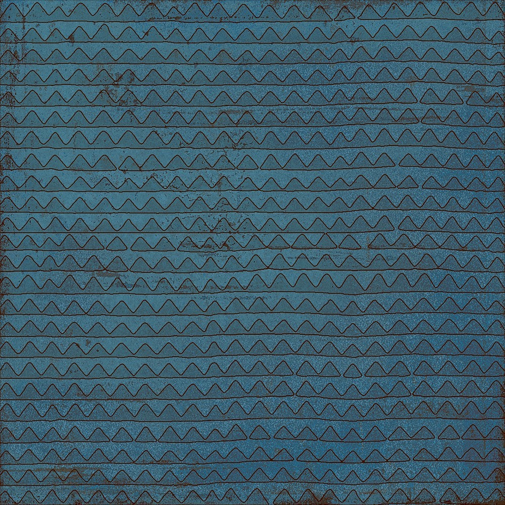 8x8 Zaffiro Blu Filigrane Glossy Ceramic Wall Tile 8x8 Zaffiro Blu Filigrane Glossy Ceramic Wall Tile - American Tile Depot