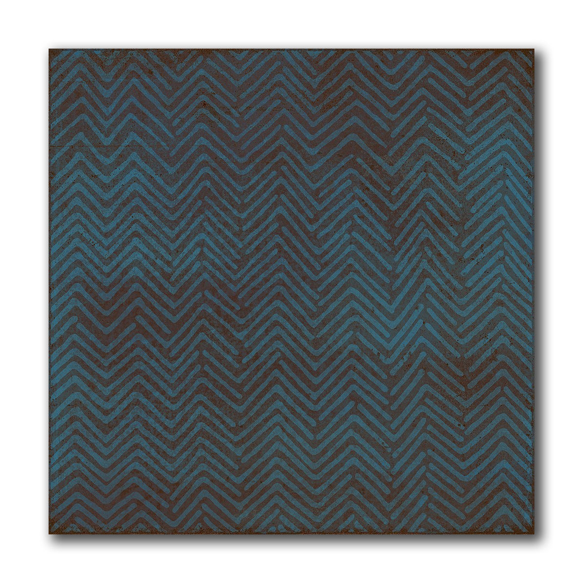 8x8 Zaffiro Blu Filigrane Glossy Ceramic Wall Tile - American Tile Depot