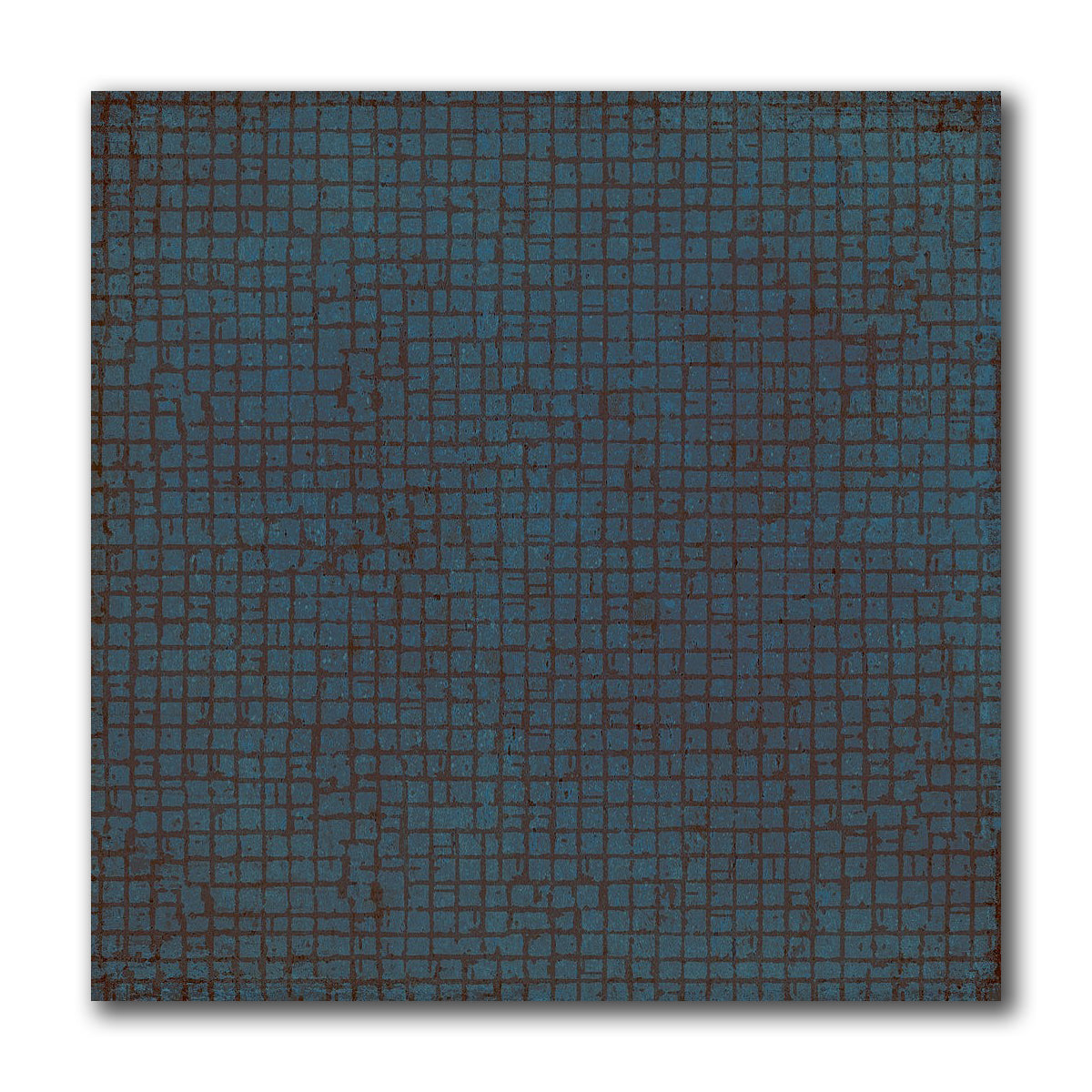 8x8 Zaffiro Blu Filigrane Glossy Ceramic Wall Tile - American Tile Depot