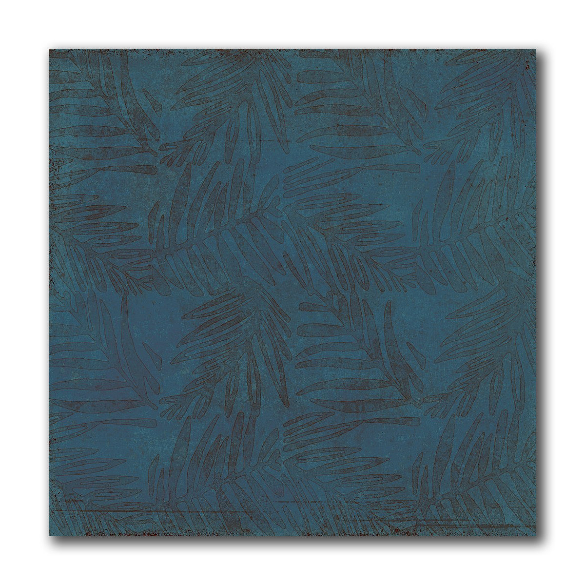 8x8 Zaffiro Blu Filigrane Glossy Ceramic Wall Tile - American Tile Depot