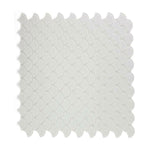 Fish Scale White Glass Glossy Glass Mosaic Tile Fish Scale White Glass Glossy Glass Mosaic Tile - American Tile Depot