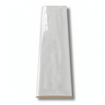 3x12 Flux White Ceramic Bullnose Tile - American Tile Depot