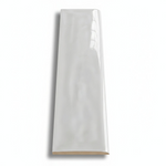 3x12 Flux White Ceramic Bullnose Tile - American Tile Depot