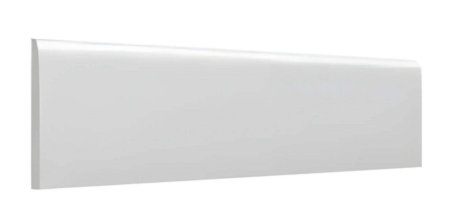 3x12 Flux White Ceramic Bullnose Tile 3x12 Flux White Ceramic Bullnose Tile - American Tile Depot