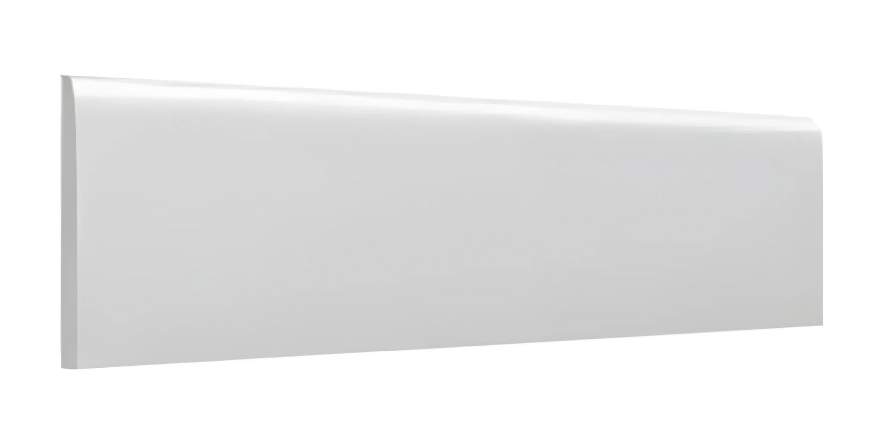 3x12 Flux White Ceramic Bullnose Tile 3x12 Flux White Ceramic Bullnose Tile - American Tile Depot