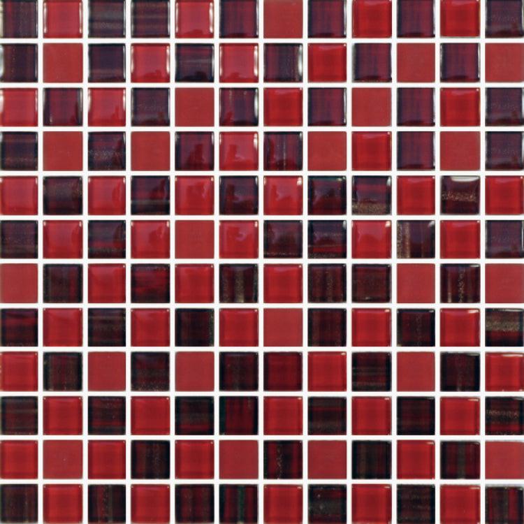 Garnet Square Glass Mosaic Wall Tile Garnet Square Glass Mosaic Wall Tile - American Tile Depot