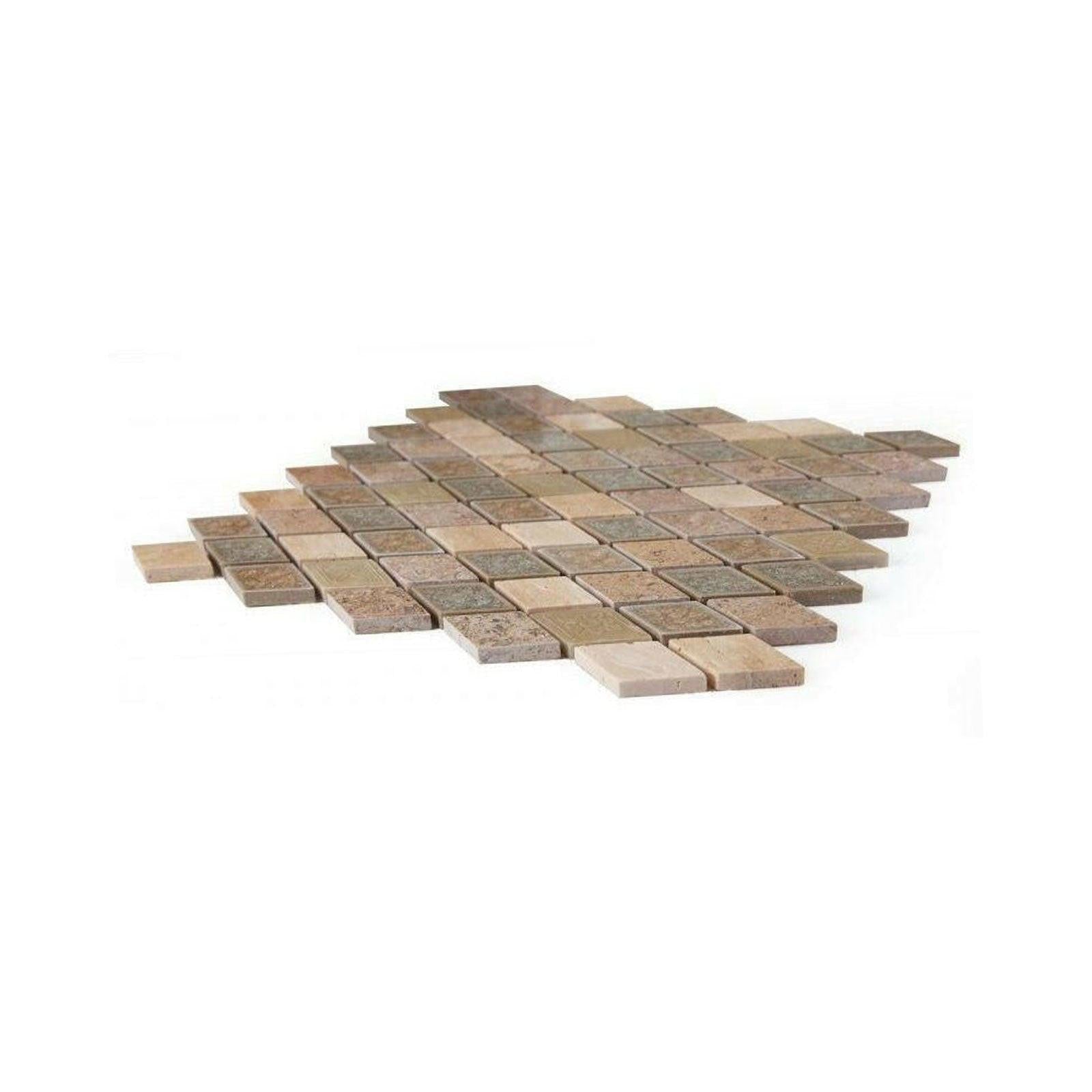 Garnet Swiss Diamond Mosaic Wall Tile Garnet Swiss Diamond Mosaic Wall Tile - American Tile Depot