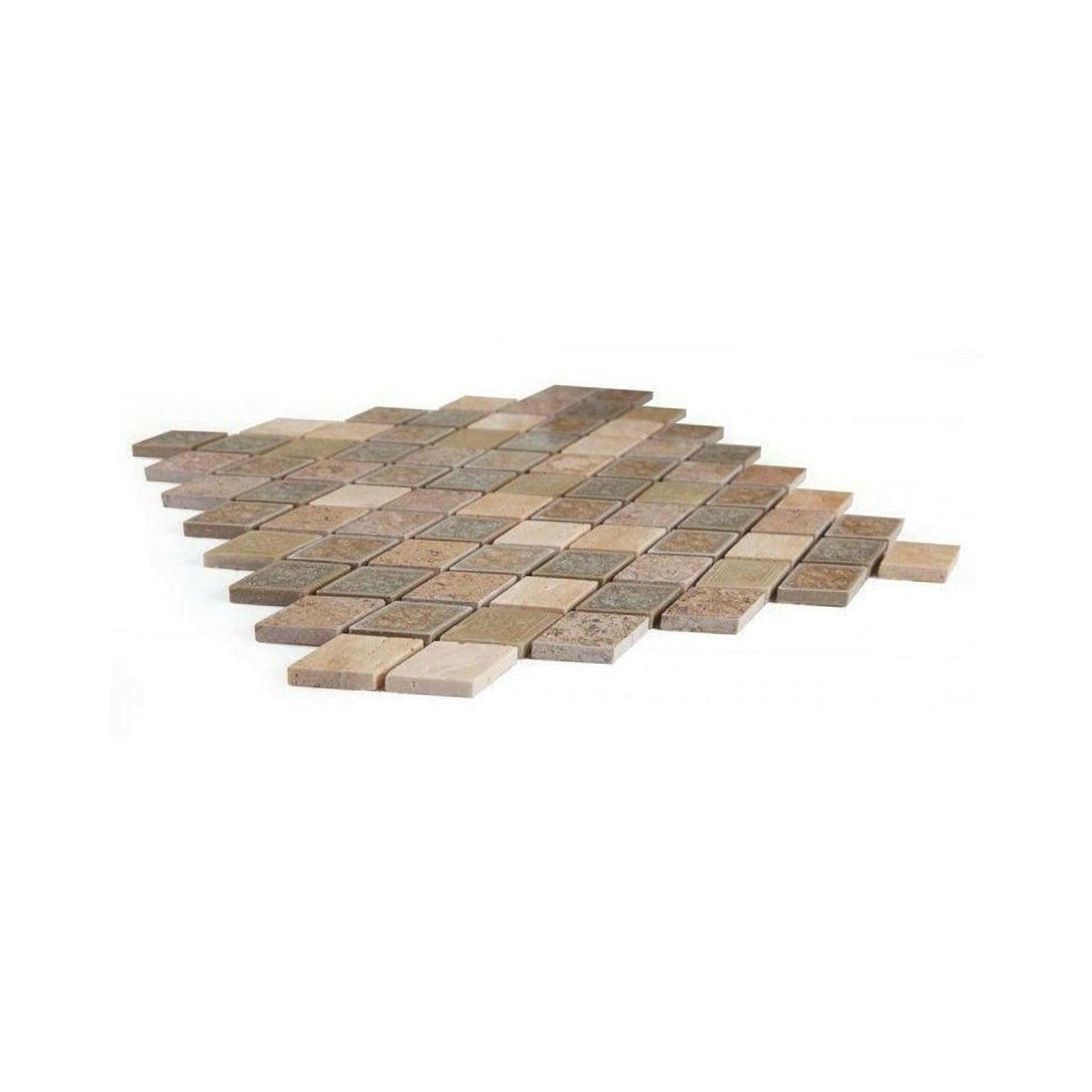 Garnet Swiss Diamond Mosaic Wall Tile Garnet Swiss Diamond Mosaic Wall Tile - American Tile Depot
