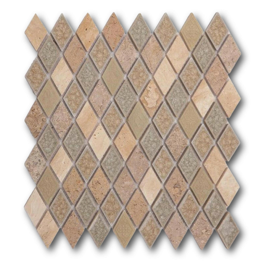 Garnet Swiss Diamond Mosaic Wall Tile