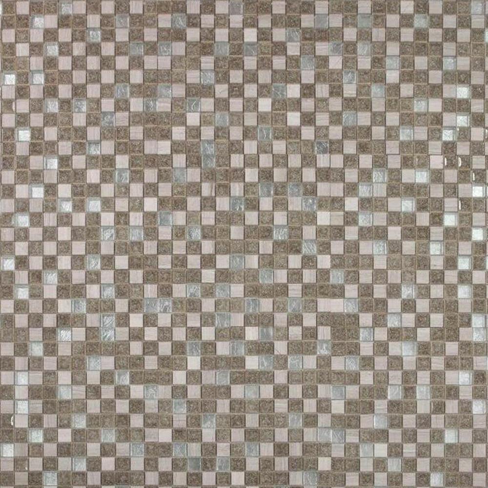 Garnet Swiss Grey New Square Mosaic Wall Tile Garnet Swiss Grey New Square Mosaic Wall Tile - American Tile Depot