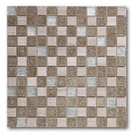 Garnet Swiss Grey New Square Mosaic Wall Tile Garnet Swiss Grey New Square Mosaic Wall Tile - American Tile Depot