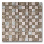 Garnet Swiss Grey New Square Mosaic Wall Tile Garnet Swiss Grey New Square Mosaic Wall Tile - American Tile Depot
