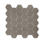 Gio Taupe Matte 2" Hexagon Porcelain Mosaic Tile Gio Taupe Matte 2" Hexagon Porcelain Mosaic Tile - American Tile Depot