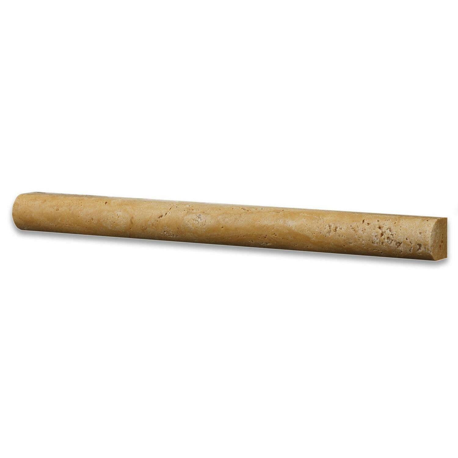 Gold / Yellow Travertine Honed 1x12 Dome Liner Gold / Yellow Travertine Honed 1x12 Dome Liner - American Tile Depot