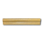 Gold / Yellow Travertine Polished OG-1 Chair Rail Molding Trim Gold / Yellow Travertine Polished OG-1 Chair Rail Molding Trim - American Tile Depot