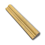 Gold / Yellow Travertine Polished OG-1 Chair Rail Molding Trim Gold / Yellow Travertine Polished OG-1 Chair Rail Molding Trim - American Tile Depot