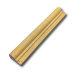 Gold / Yellow Travertine Polished OG-1 Chair Rail Molding Trim Gold / Yellow Travertine Polished OG-1 Chair Rail Molding Trim - American Tile Depot